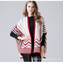 Mesdames Fashion Knitting Poncho Wholesale Factory